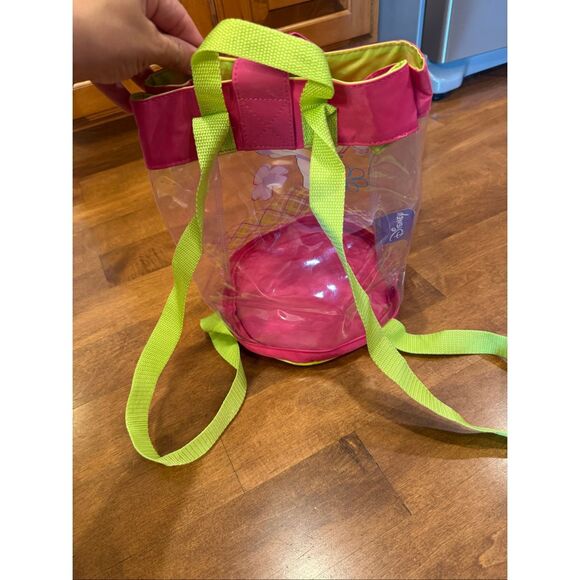 Disney Winnie the Pooh clear beach bag/leisure bag backpack vintage style - Picture 3 of 6